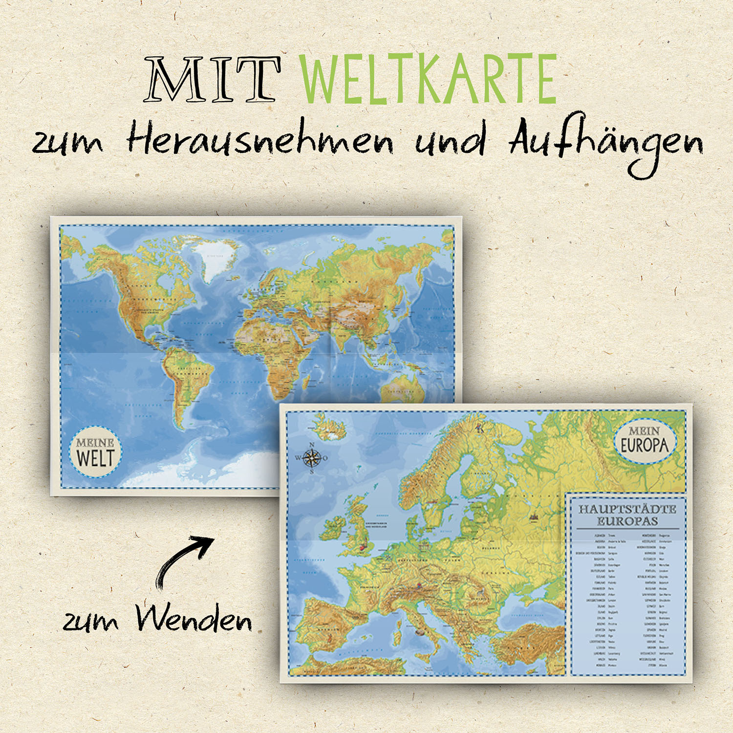 Der Weltatlas (Mängelexemplar)