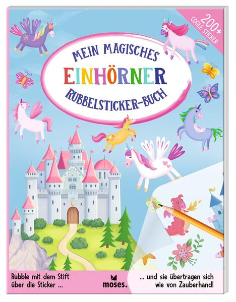 Mein magisches Rubbelsticker-Buch Einhörner (Mängelexemplar)