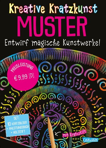 Kratzbilder für Kinder: Kreative Kratzkunst: Muster (Mängelexemplar)