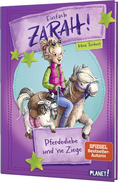 3c7bd9ce1bb4f00497efca7e585799601681393785 Einfach Zarah! 3: Pferdediebe und 'ne Ziege - Lustiges Pony-Abenteuer (Mängelexemplar)