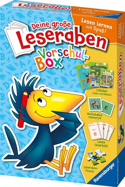 Leserabe Sonderausgaben - Deine große Leseraben Vorschul-Box (Mängelexemplar)