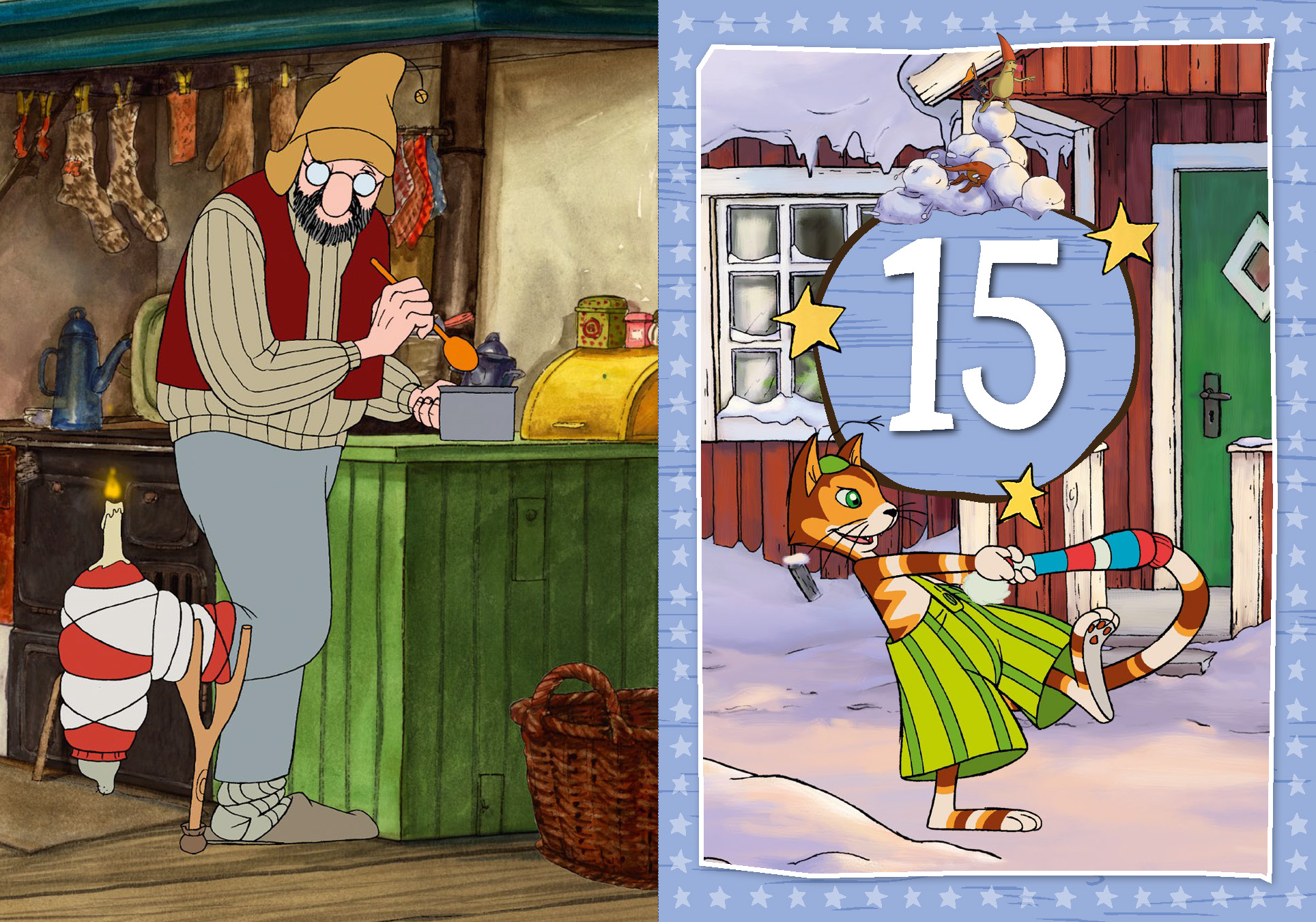 Pettersson und Findus: Mein Adventskalenderbuch (Mängelexemplar)