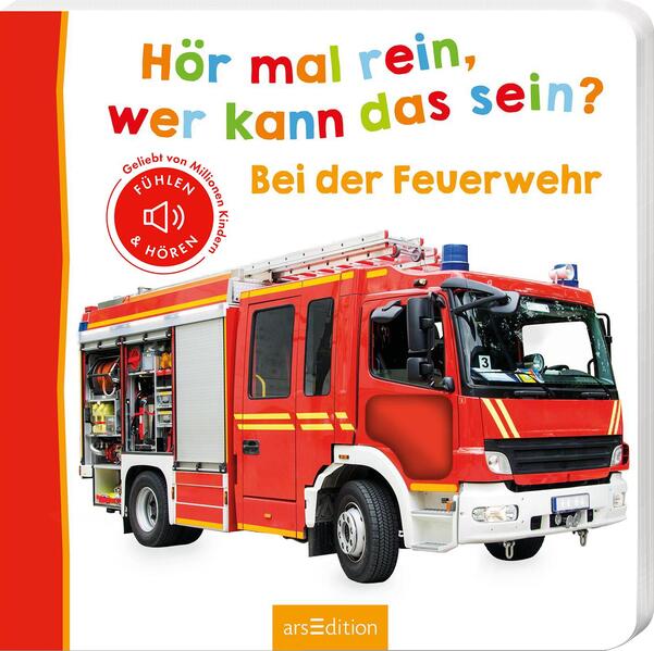 Hör mal rein, wer kann das sein? – Bei der Feuerwehr - Soundbuch (Mängelexemplar)