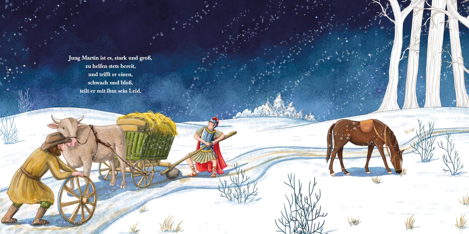 In einer kalten Winternacht - Die Legende von Sankt Martin (Mängelexemplar)