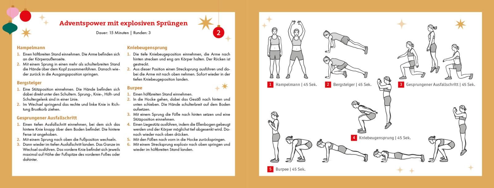 24 Workouts für den Advent (Mängelexemplar)