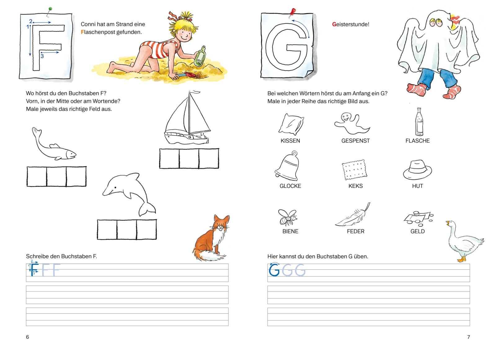 Conni Gelbe Reihe (Beschäftigungsbuch): Buchstaben schreiben (Mängelexemplar)