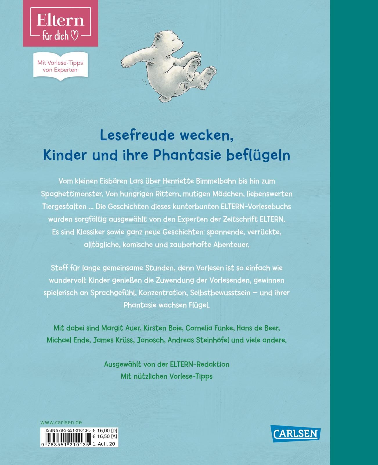 Das große ELTERN-Buch zum Vorlesen (ELTERN-Vorlesebuch) - Mit Vorlese-Tipps