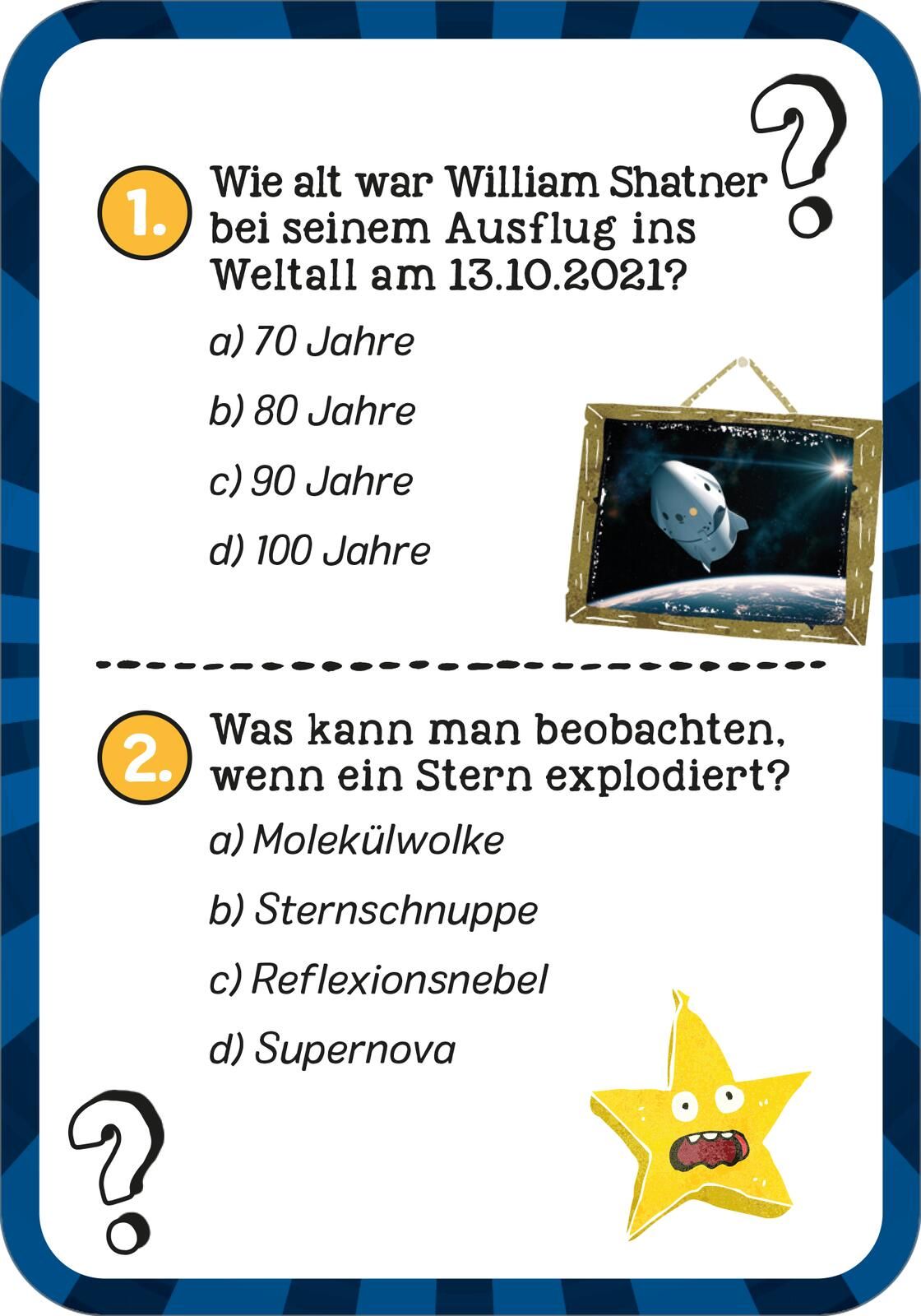 Das galaktische Weltall-Quiz (Mängelexemplar)