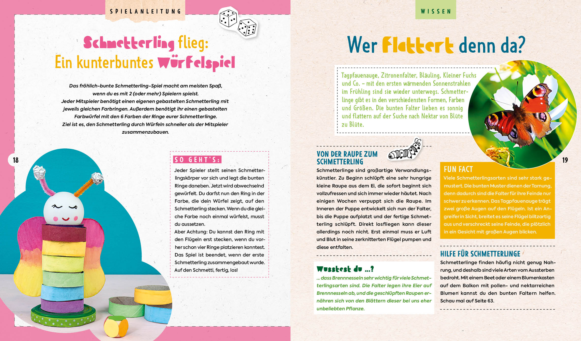 Was krabbelt, summt und quakt denn da?