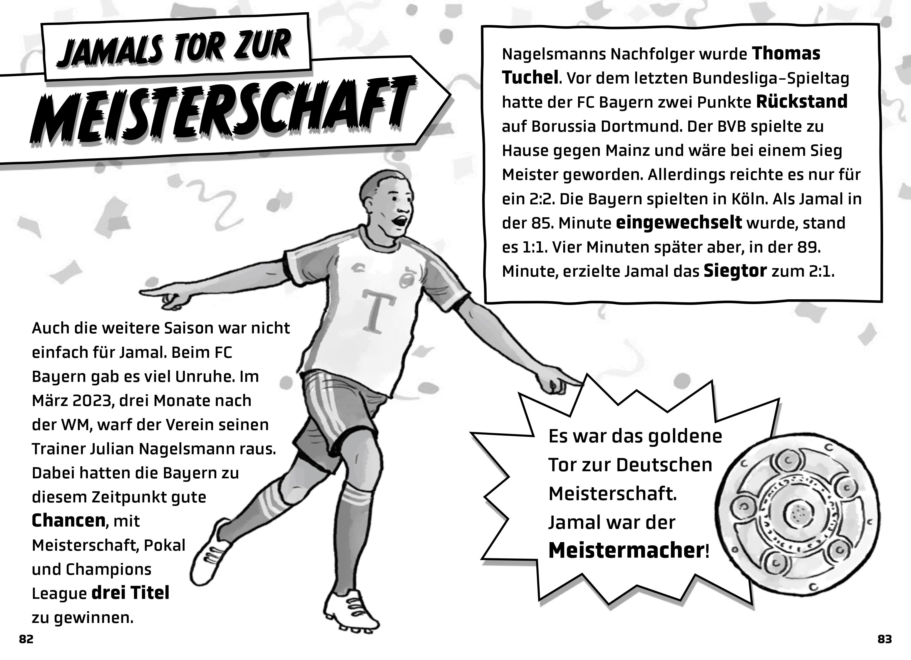 Mein Fußballheld Jamal Musiala – Seine Geschichte, seine Spiele, seine Rekorde (Mängelexemplar)