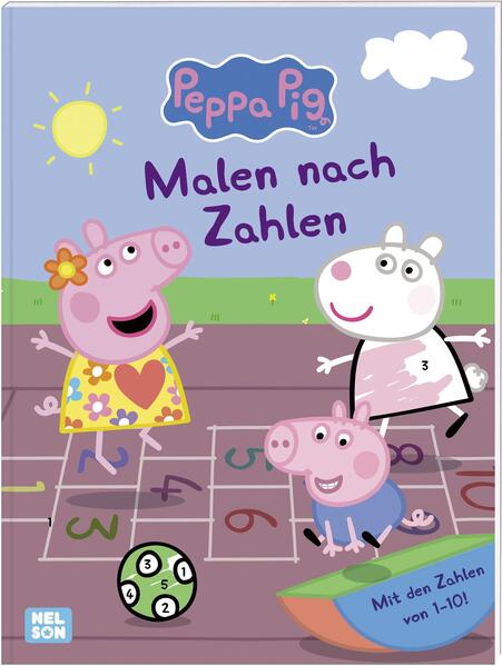 185ae89267815a83e4b5e9e39990bfc51726050557 Peppa Wutz Mitmachbuch: Malen nach Zahlen - Mit den Zahlen von 1-10 (Mängelexemplar)