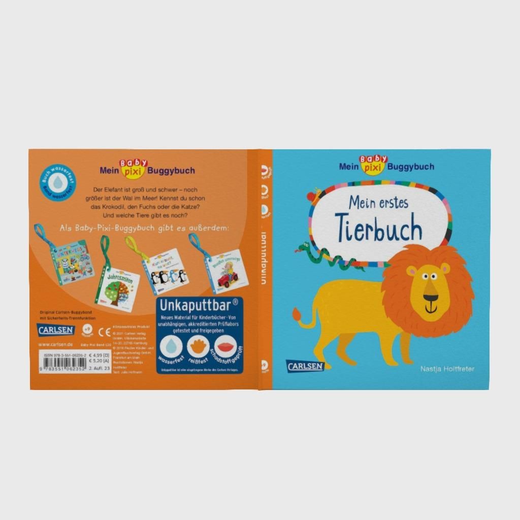 Baby Pixi (unkaputtbar) 120: Mein Baby-Pixi-Buggybuch: Mein erstes Tierbuch (Mängelexemplar)