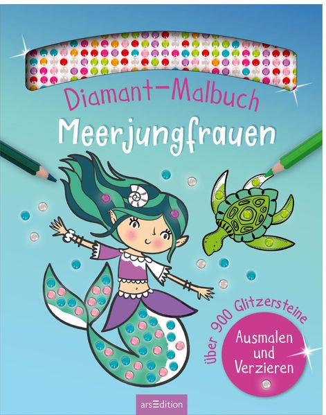 Diamant-Malbuch Meerjungfrauen (Mängelexemplar)
