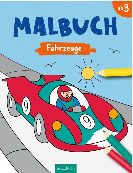 Malbuch Fahrzeuge (Mängelexemplar)
