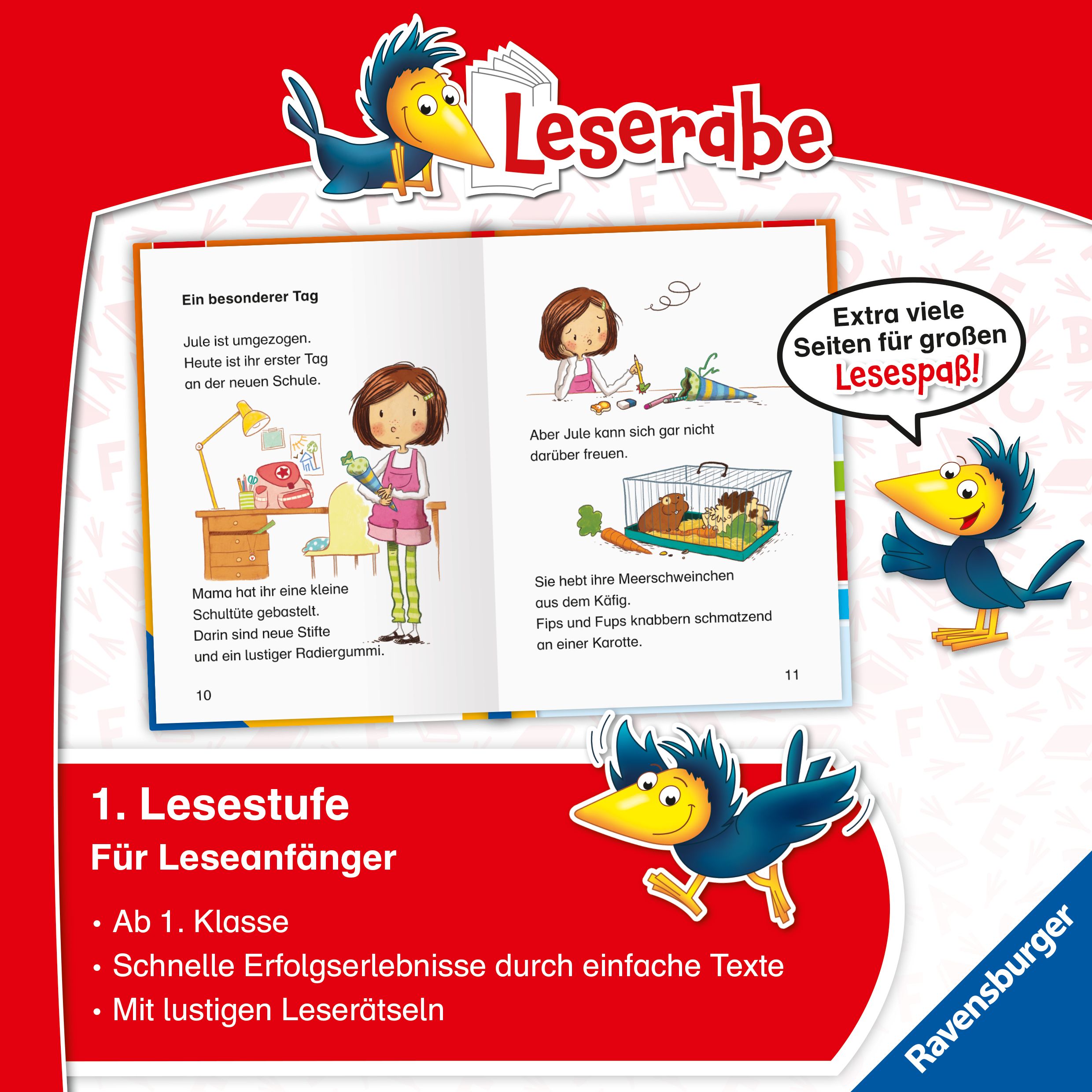 Leserabe Sonderausgaben - Rabenstarke Schulgeschichten für Erstleser (Mängelexemplar)