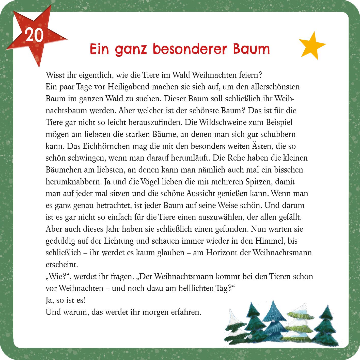 Mein erster Adventskalender - 24 Vorlesekarten (Mängelexemplar)