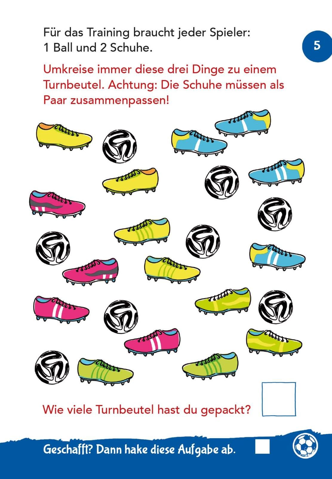 Mein bunter Fußball-Mitmachblock (Mängelexemplar)