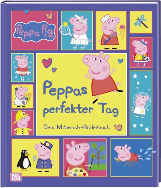 287cfafabfac885c975ef4dcd2dd8f101690891778 Peppa: Peppas perfekter Tag - Das große Mitmach-Bilderbuch! (Mängelexemplar)