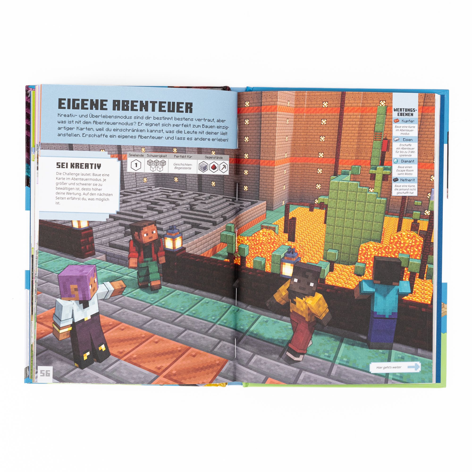Minecraft Abenteuer Challenges (Mängelexemplar)