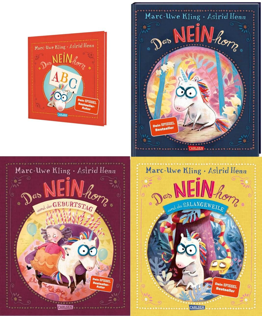 Sparpaket - 4er Set Das NEINhorn (Mängelexemplare)