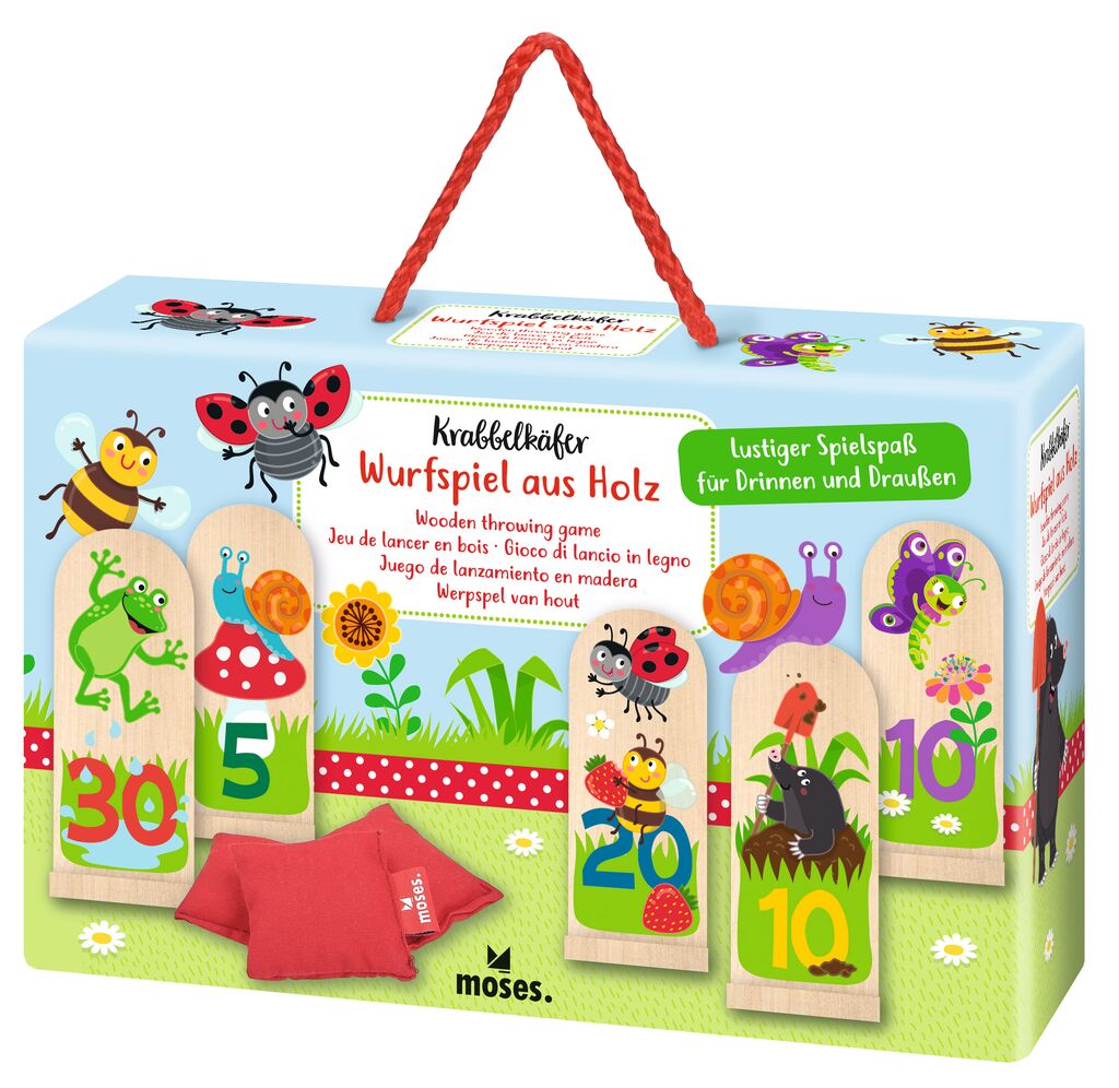 016155 Krabbelkäfer Wurfspiel aus Holz