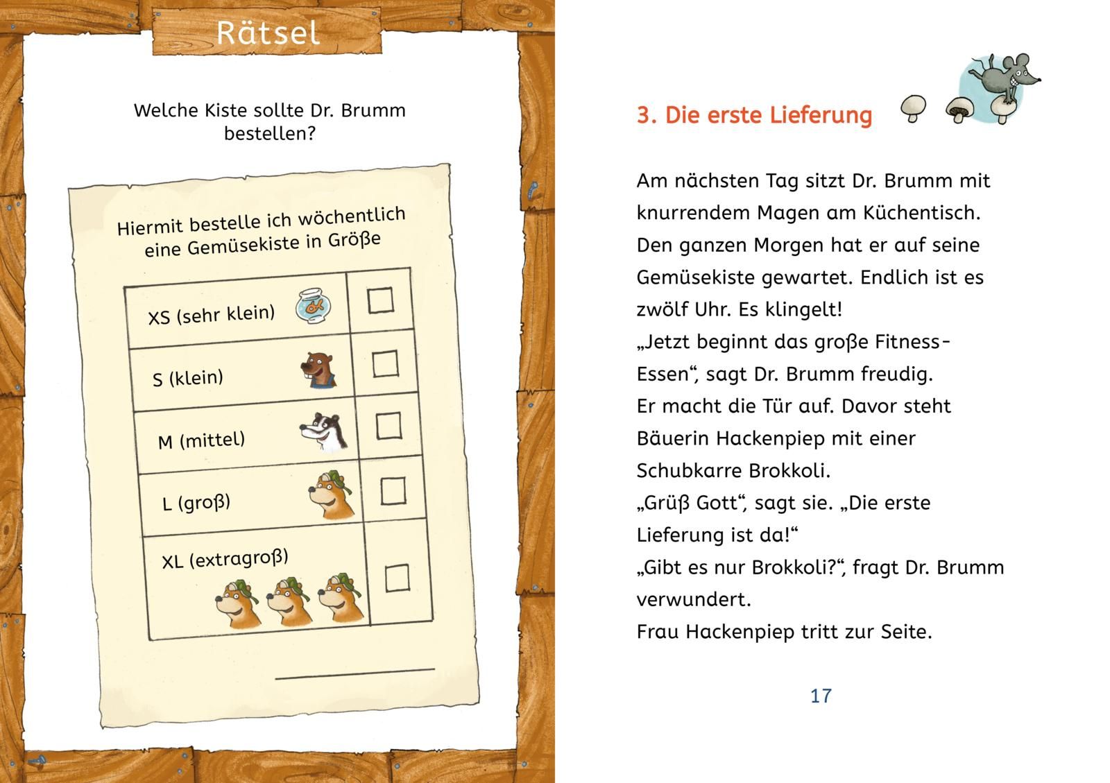 Kleine Lesehelden: Dr. Brumm und die verflixte Gemüsekiste (Mängelexemplar)