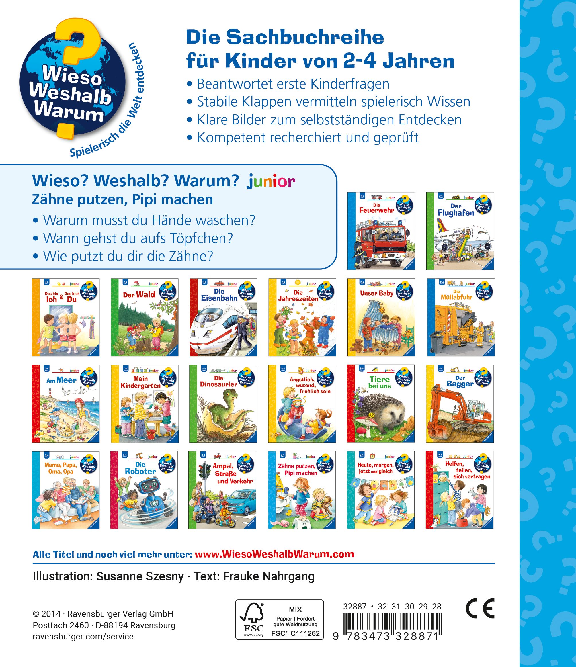 Wieso? Weshalb? Warum? junior, Band 52 - Zähne putzen, Pipi machen (Mängelexemplar)
