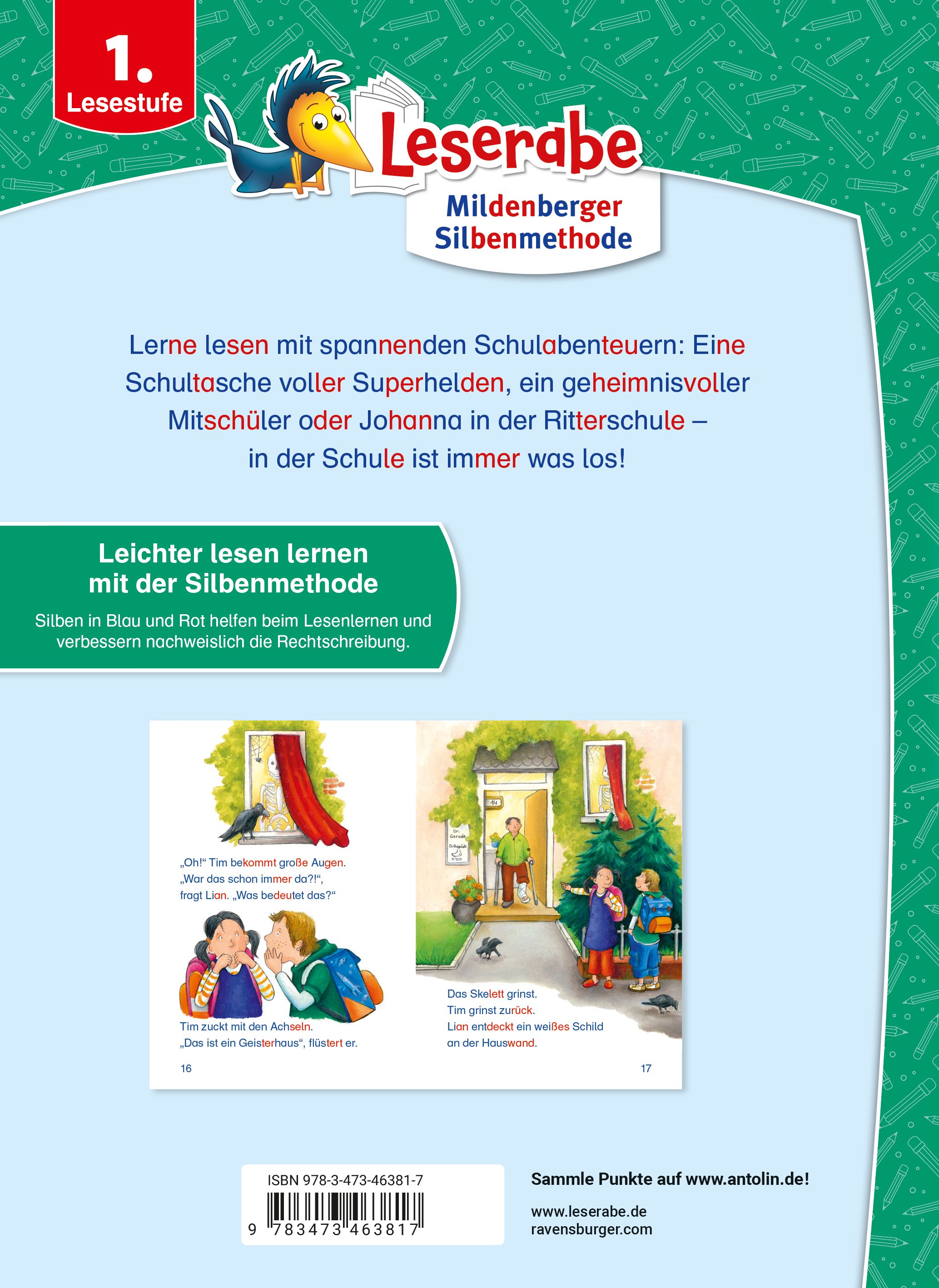 Leserabe Sonderausgaben - Spannende Schulabenteuer - Silbe für Silbe lesen lernen (Mängelexemplar)