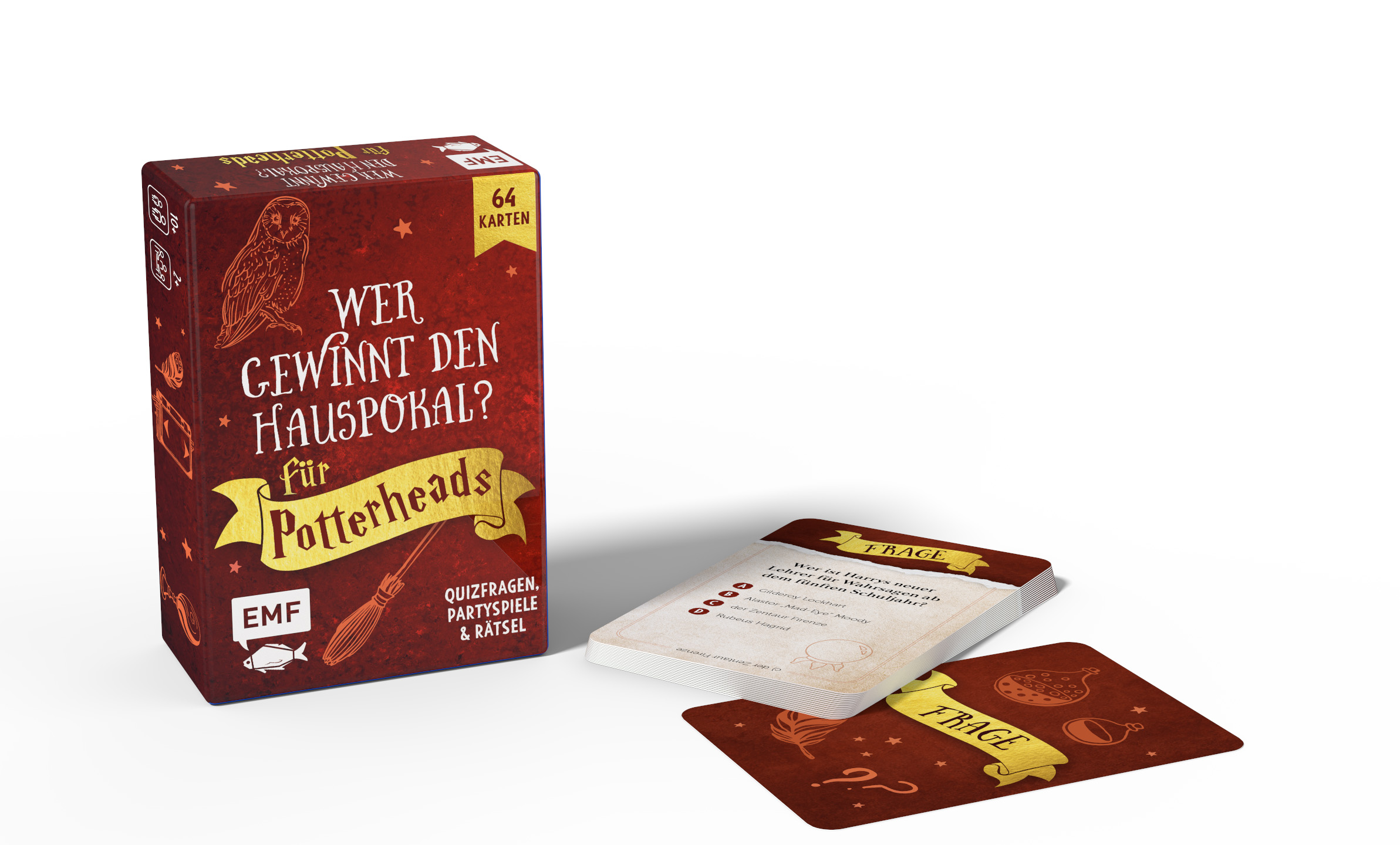 Kartenbox: Wer gewinnt den Hauspokal? Das Partyspiel für alle Harry Potter-Fans