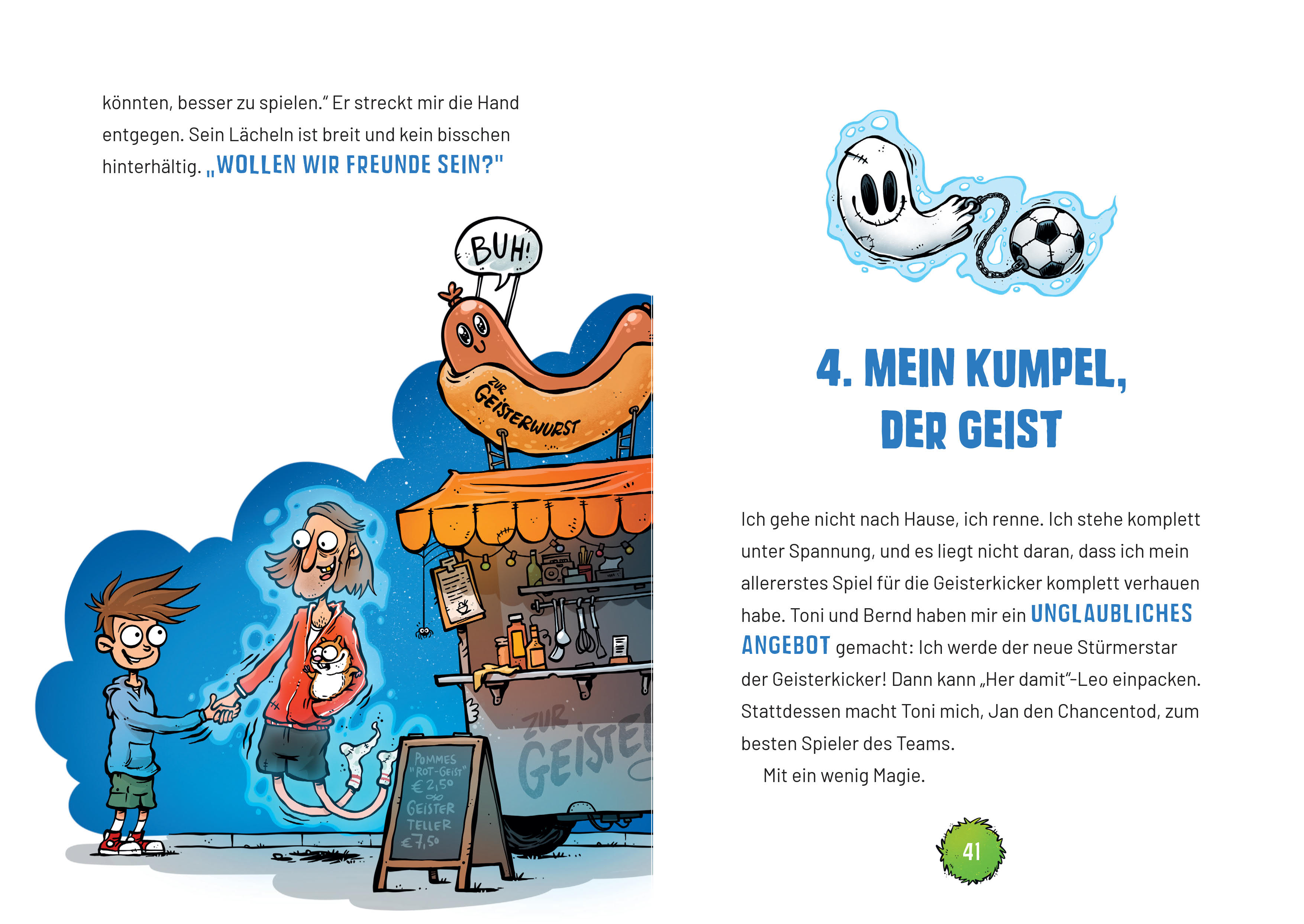 Die Geisterkicker - Nie mehr ohne Teamgeist! (Mängelexemplar)