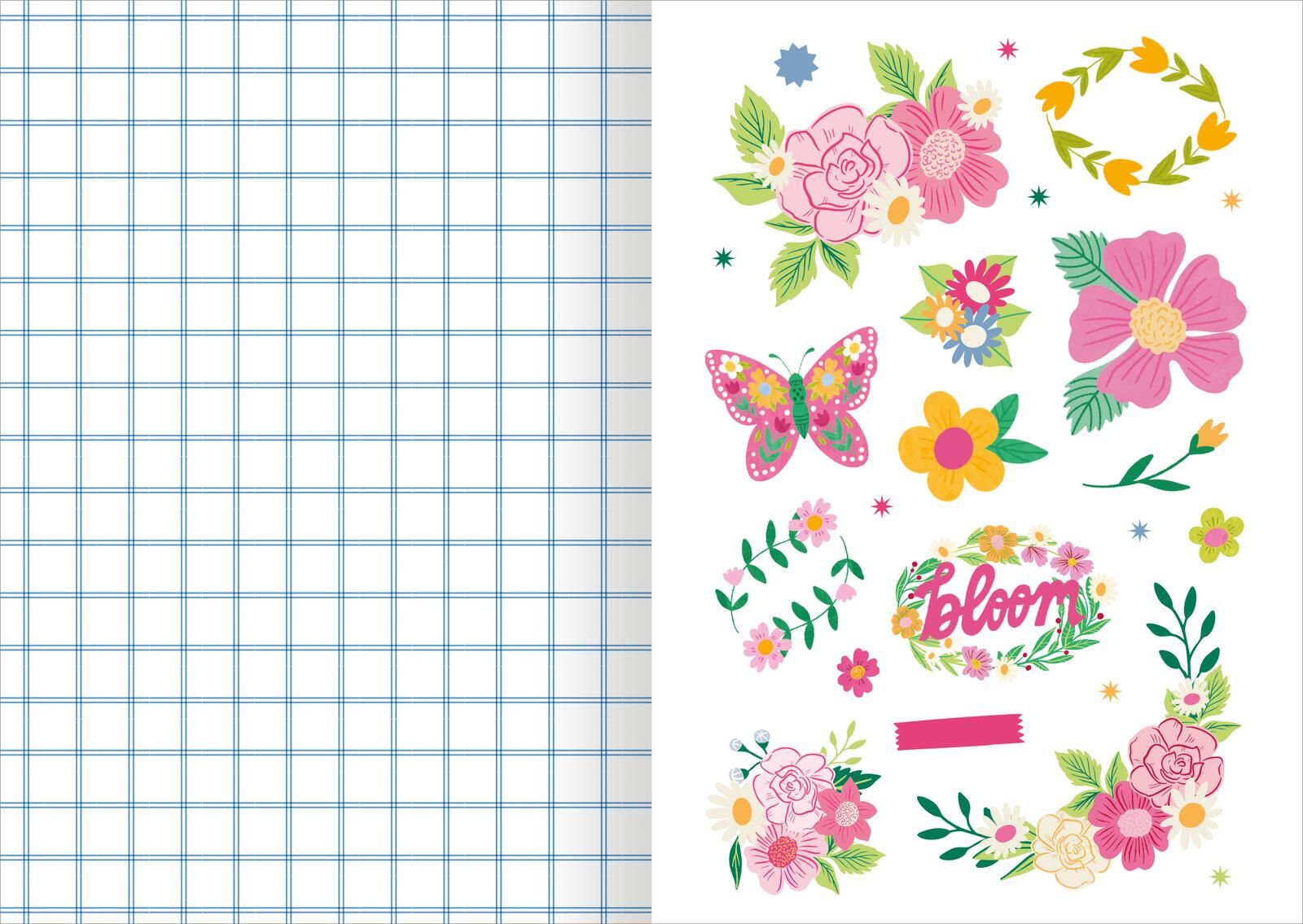 I Love to Bloom – Sticker-Liebe