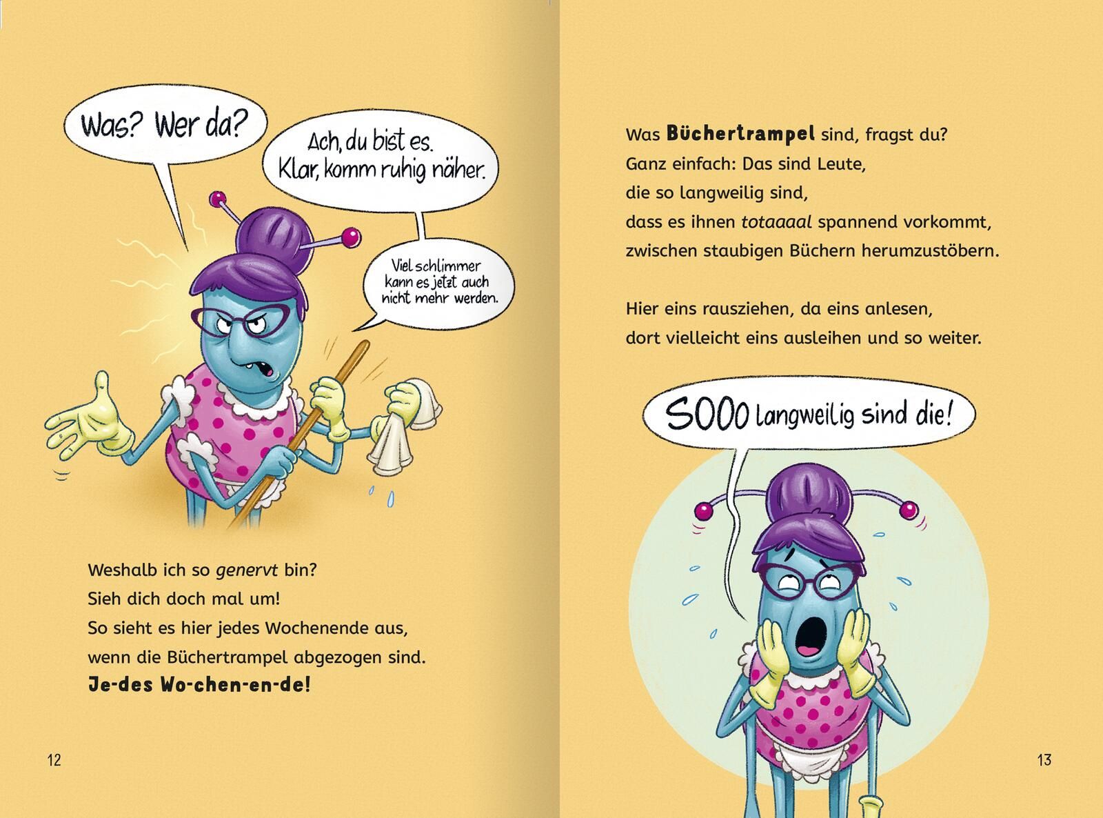 Lesen NERVT! – Bücher? Weg damit! (Lesen nervt! 4) (Mängelexemplar)