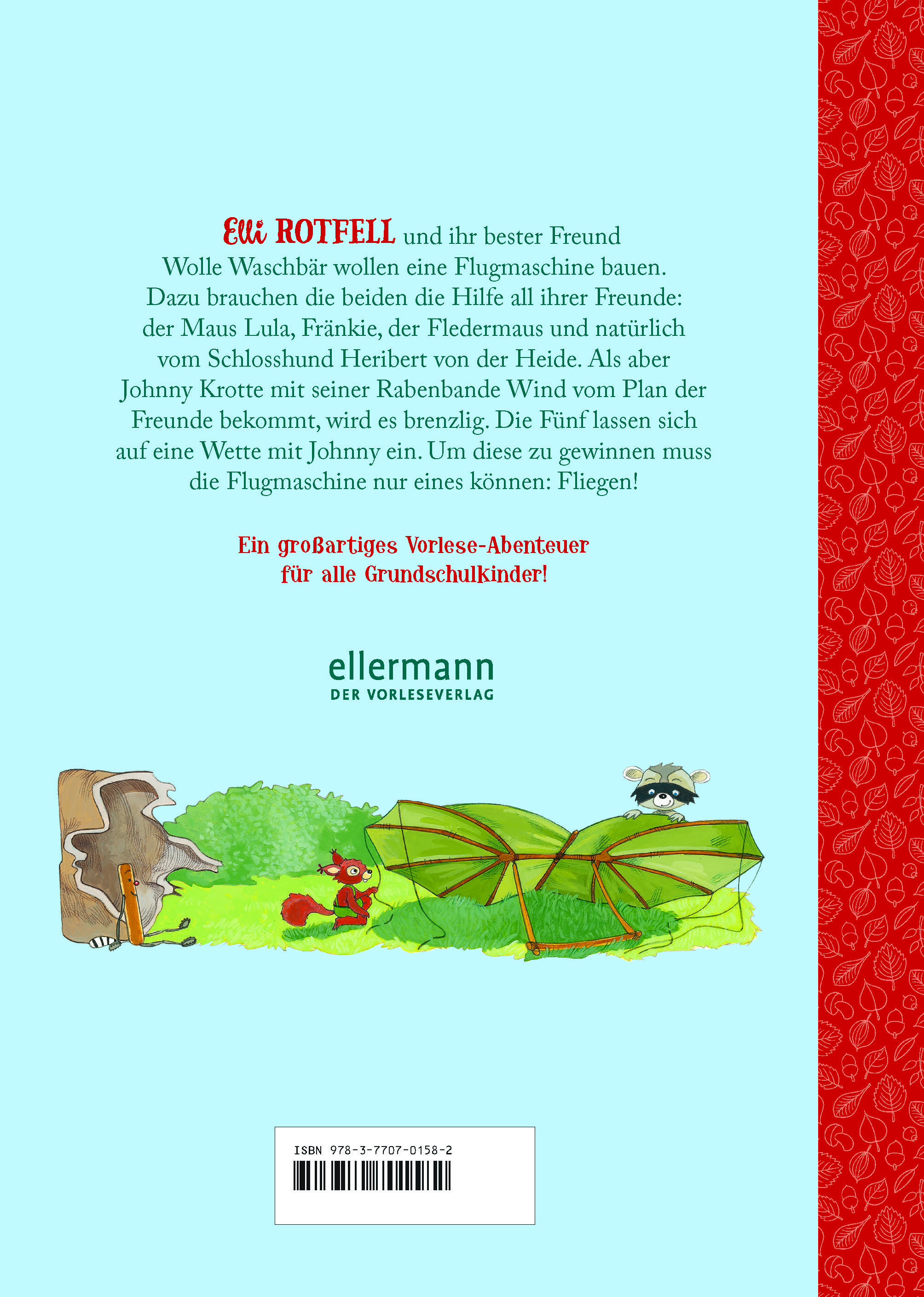 Elli Rotfell 2. 5 Freunde und die unglaubliche Flugmaschine (Mängelexemplar)