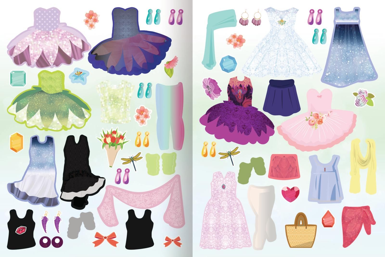 Sticker-Anziehpuppen – Ballerina (Mängelexemplar)