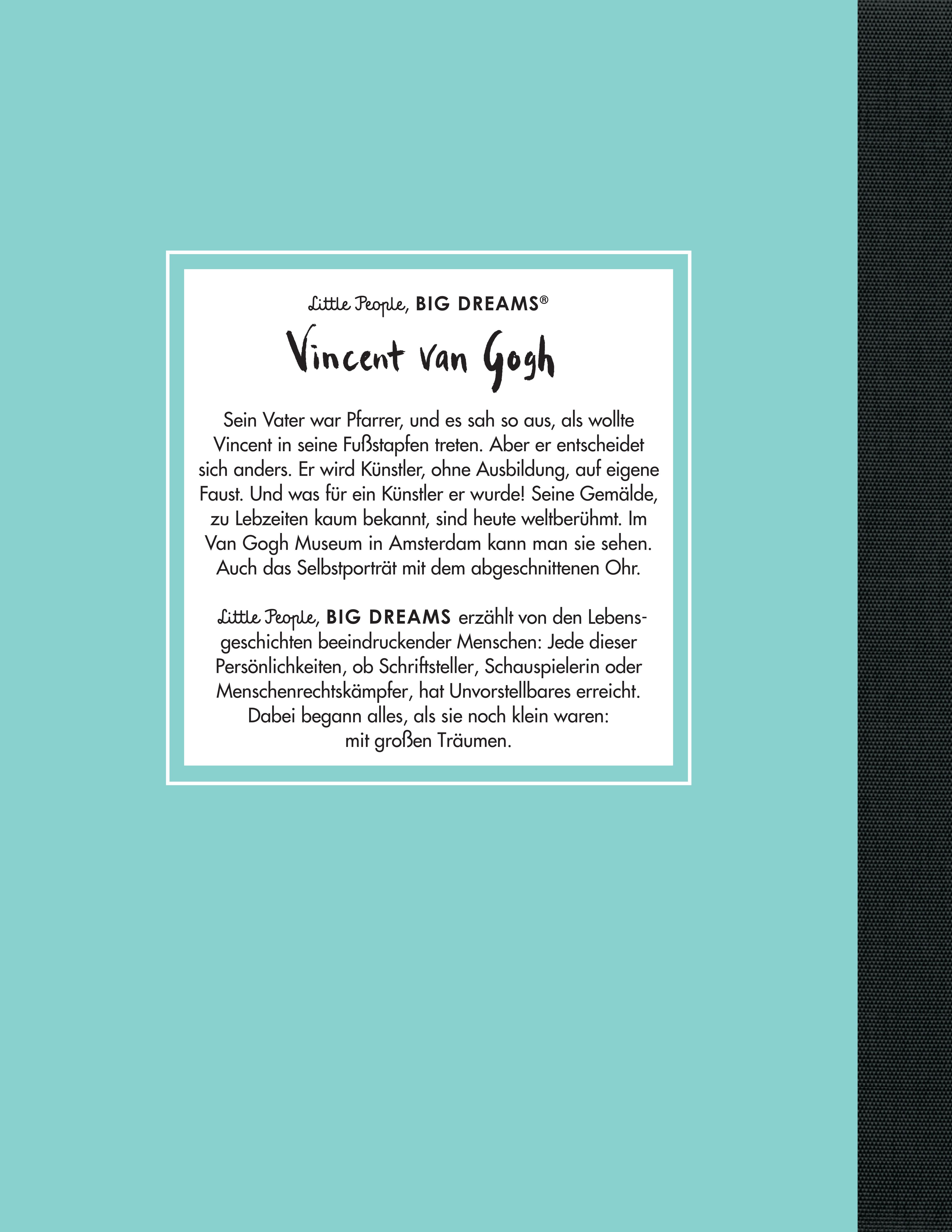 Vincent van Gogh – Little People, BIG DREAMS (Deutsche Ausgabe) (Mängelexemplar)