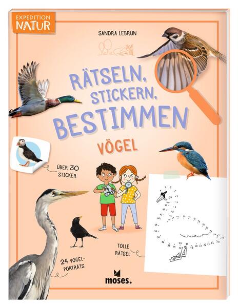 X_Expedition Natur Rätseln, Stickern, Bestimmen - Vögel (Mängelexemplar)
