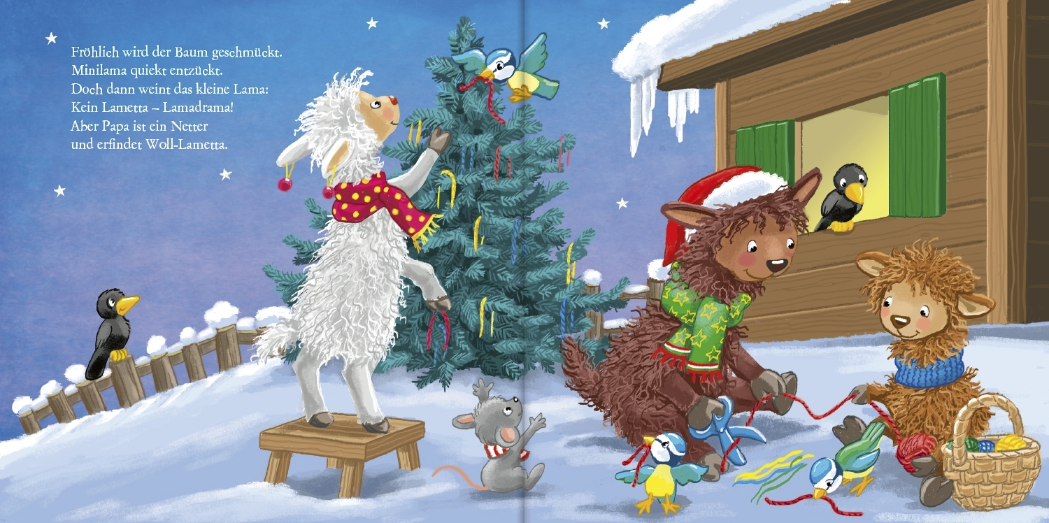 Weihnachten mit Mini-Lama (Mängelexemplar)