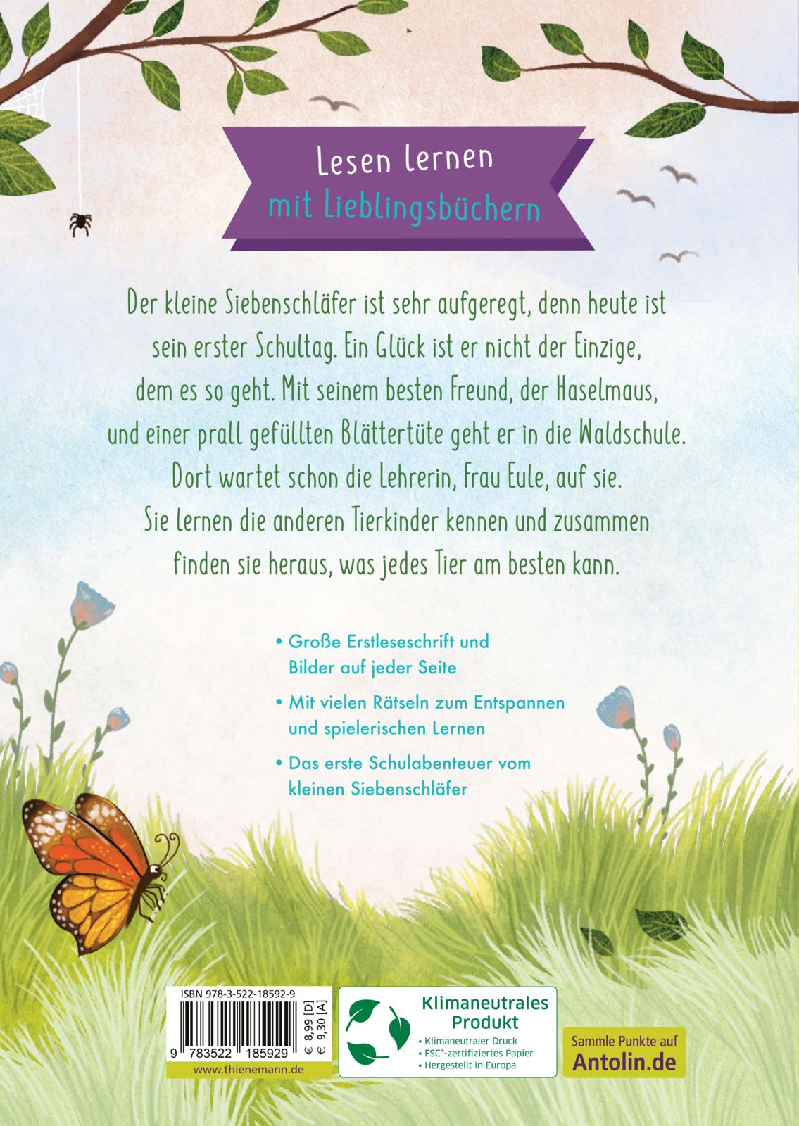 Kleine Lesehelden: Der kleine Siebenschläfer kommt in die Schule (Mängelexemplar)