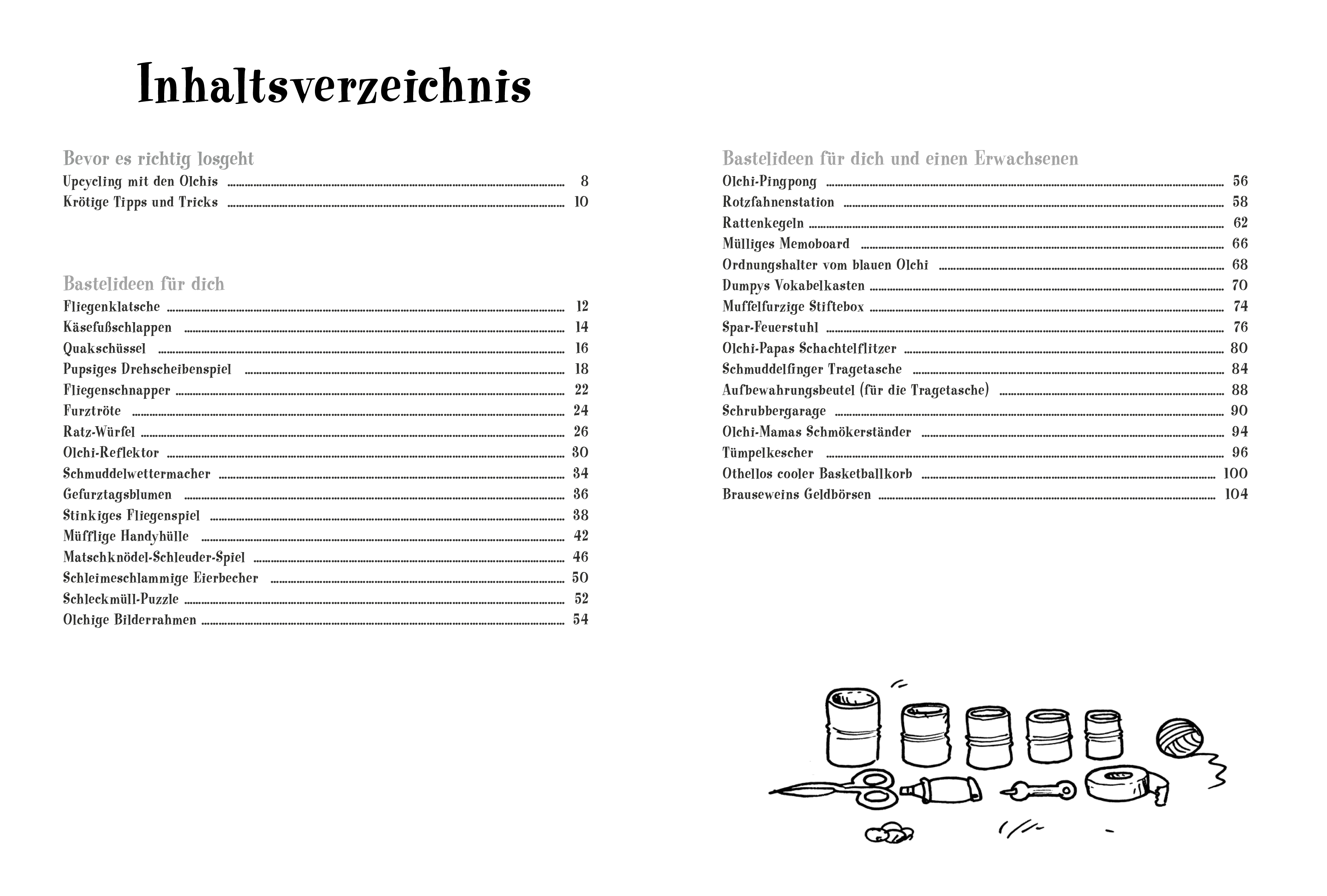 Die Olchis. Basteln mit den Olchis - Mit 30 krötigen Tipps