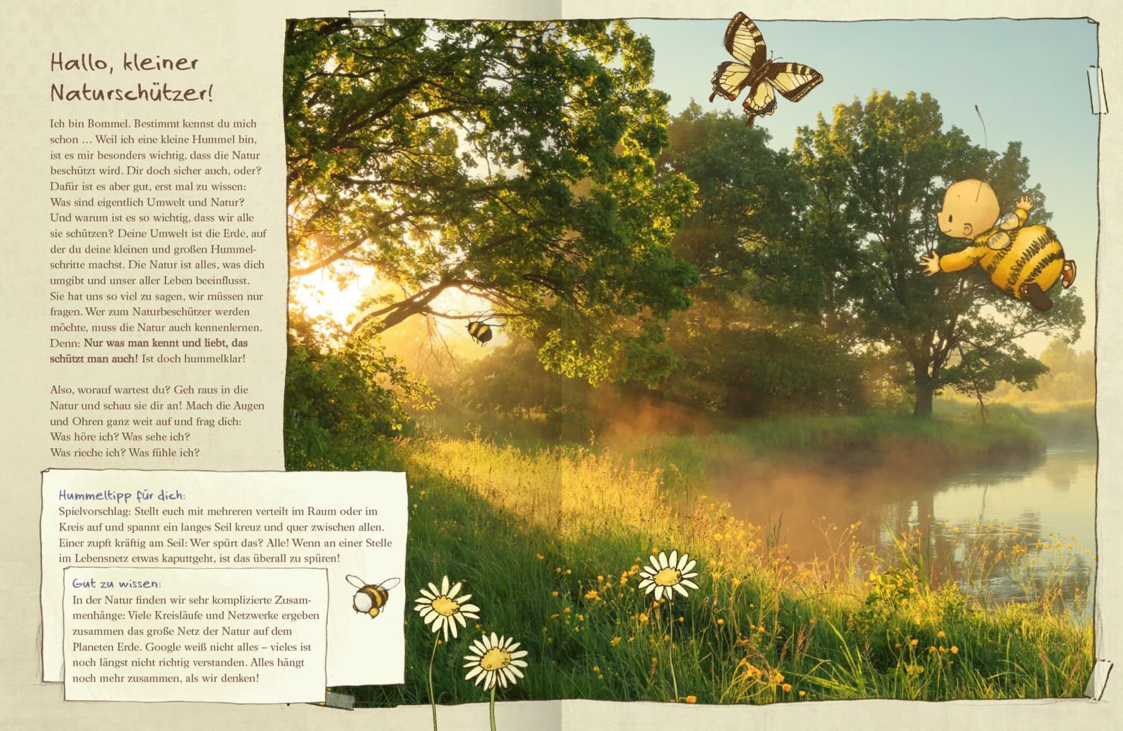Die kleine Hummel Bommel schützt die Umwelt - Das Natur-Sachbilderbuch (Mängelexemplar)