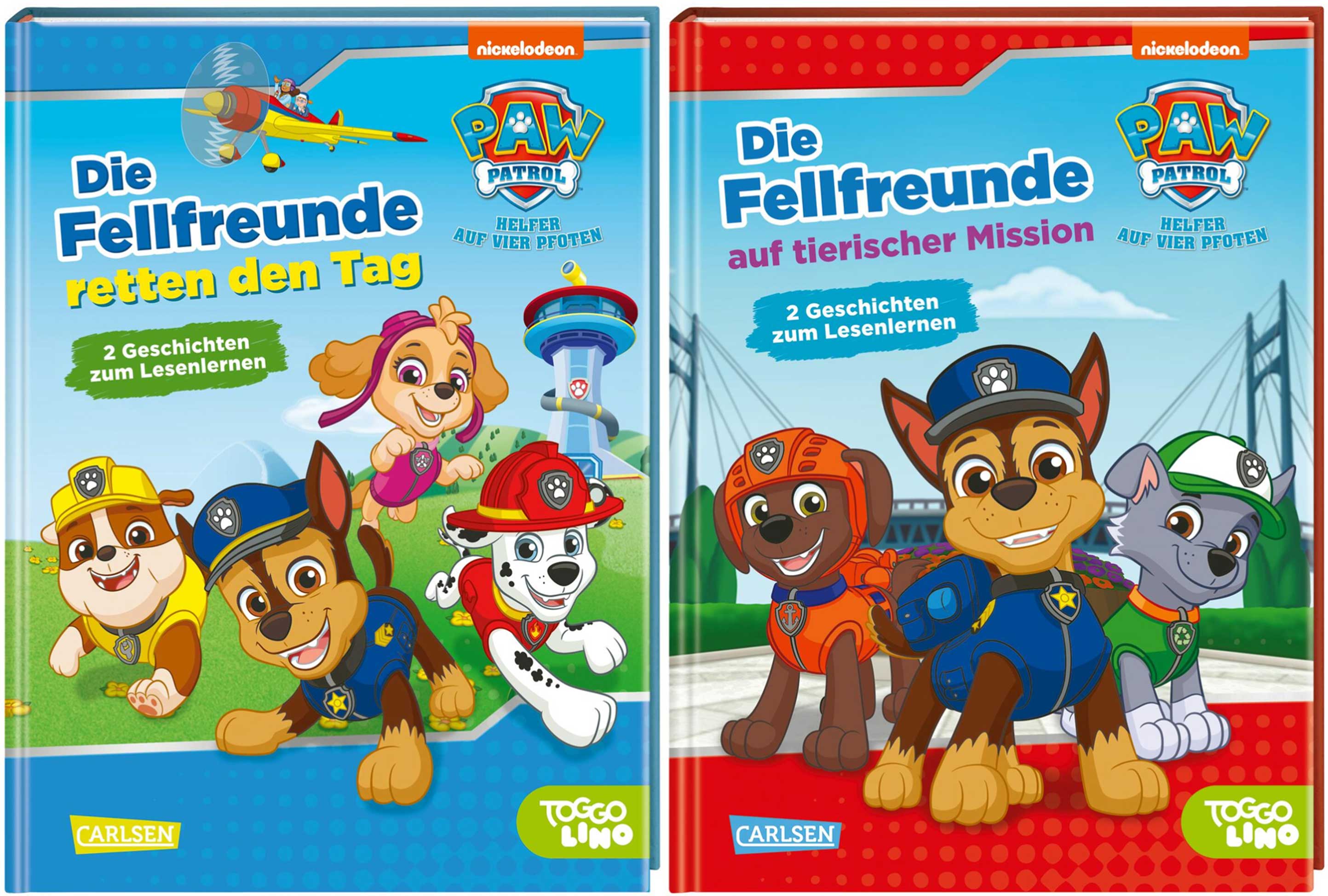 Sparpaket - PAW Patrol Erstlesegeschichten: Die Fellfreunde retten den Tag | auf tierischer Mission