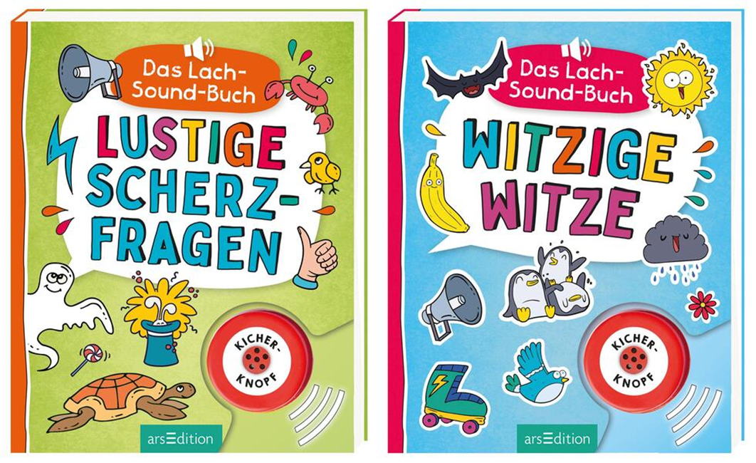 Sparpaket - 2er Set Das Lach-Sound-Buch – Lustige Scherzfragen + Witzige Witze Sparpaket - 2er Set Das Lach-Sound-Buch – Lustige Scherzfragen + Witzige Witze
