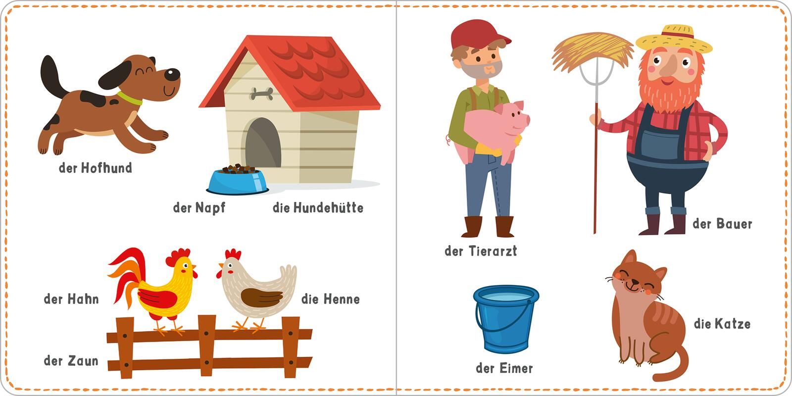 Mein kunterbuntes Wörterbuch – Bauernhof