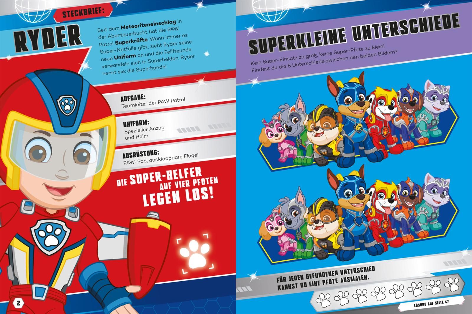 PAW Patrol Kindergartenheft: Rätseln mit den Superhunden