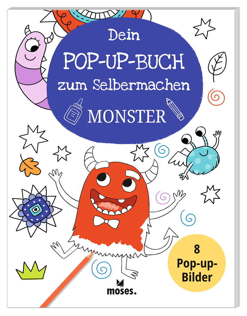 X_Dein Pop-Up-Buch zum Selbermachen - Monster (Mängelexemplar)