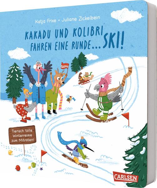Kakadu und Kolibri fahren eine Runde ... Ski! (Mängelexemplar)