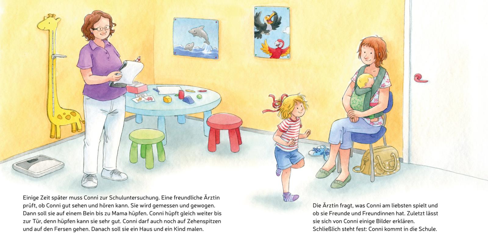 LESEMAUS 101: Conni kommt in die Schule (Mängelexemplar)