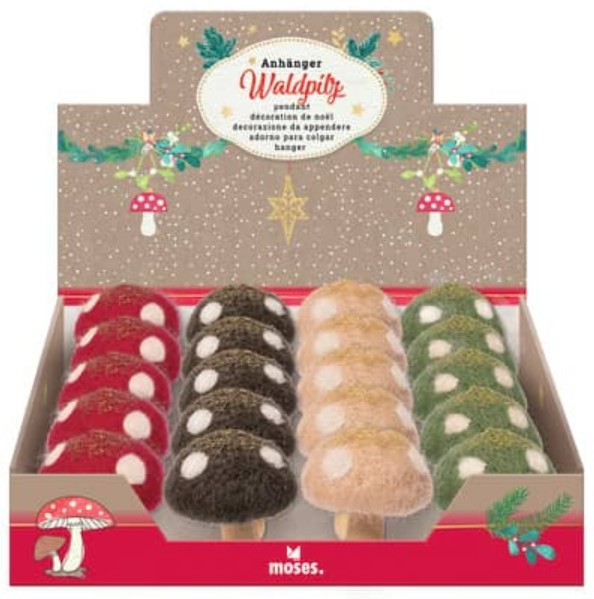 Sparpaket - 20x Anhänger Waldpilz