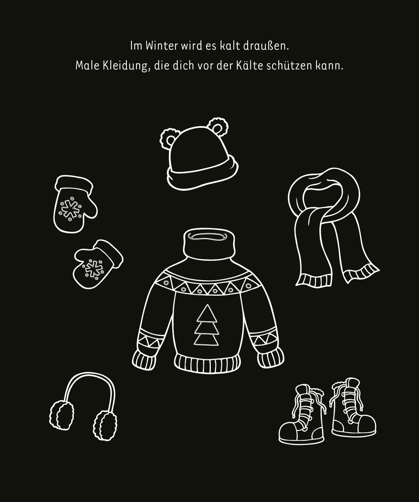 Mein leuchtendes Winter-Kritzkratz-Buch (Mängelexemplar)
