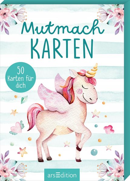 Mutmachkarten – Einhorn (Aquarelloptik) (Mängelexemplar)
